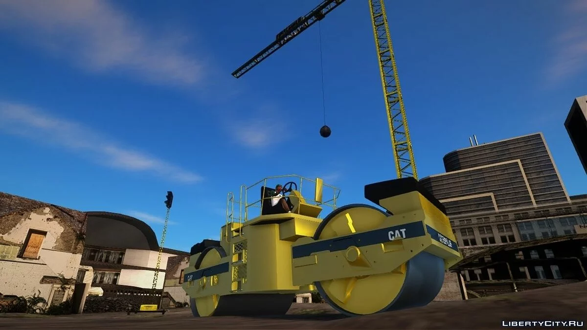 Straßenwalze CATERPILLAR / GTA San Andreas