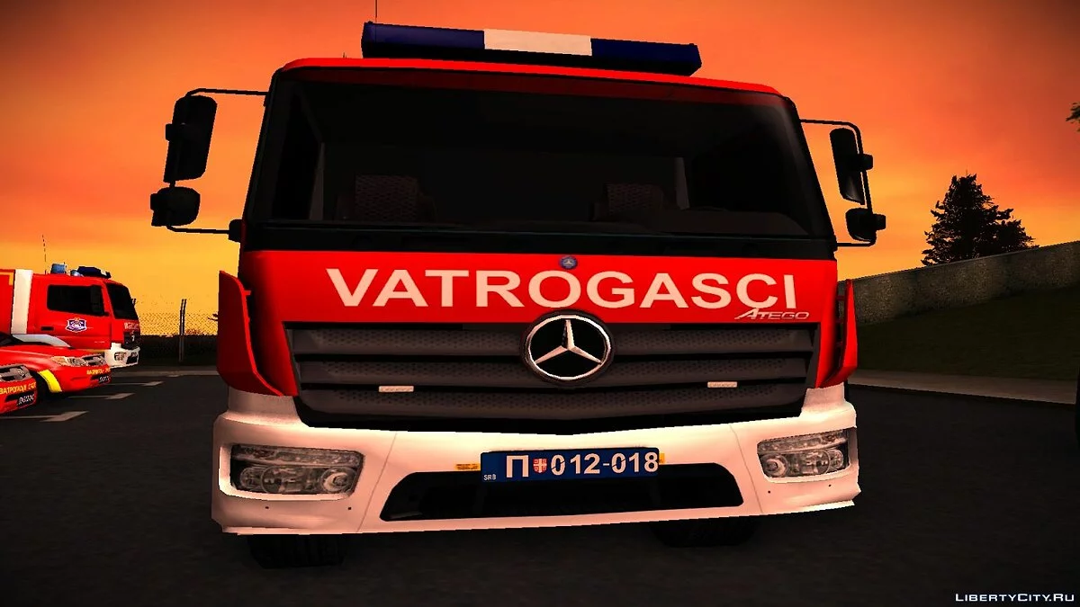 2020 Mercedes Benz Atego Pompiers / GTA San Andreas
