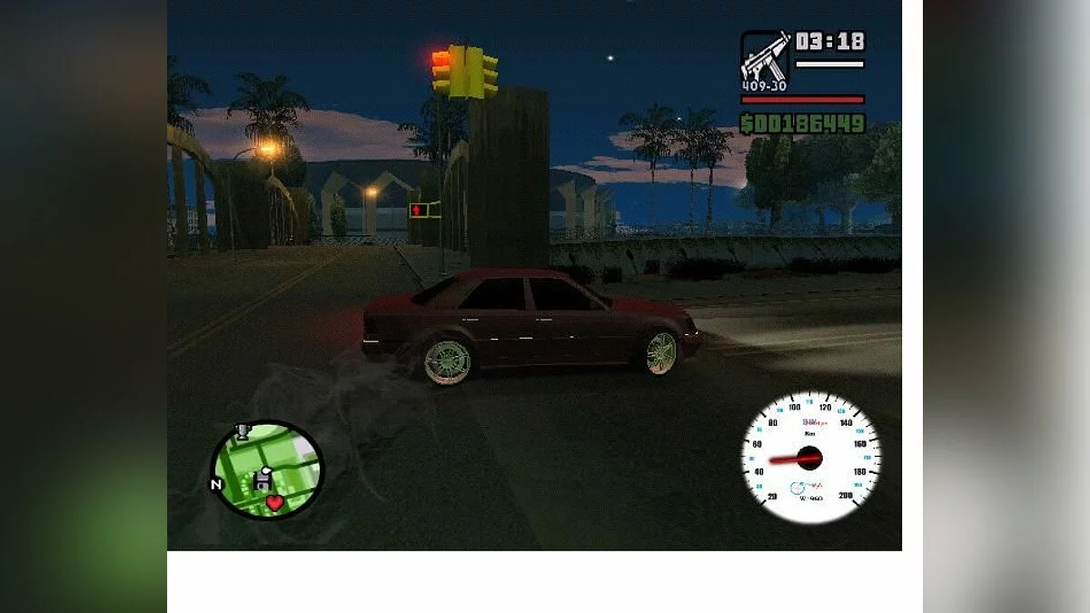 Speedometer v.0.1 / GTA San Andreas