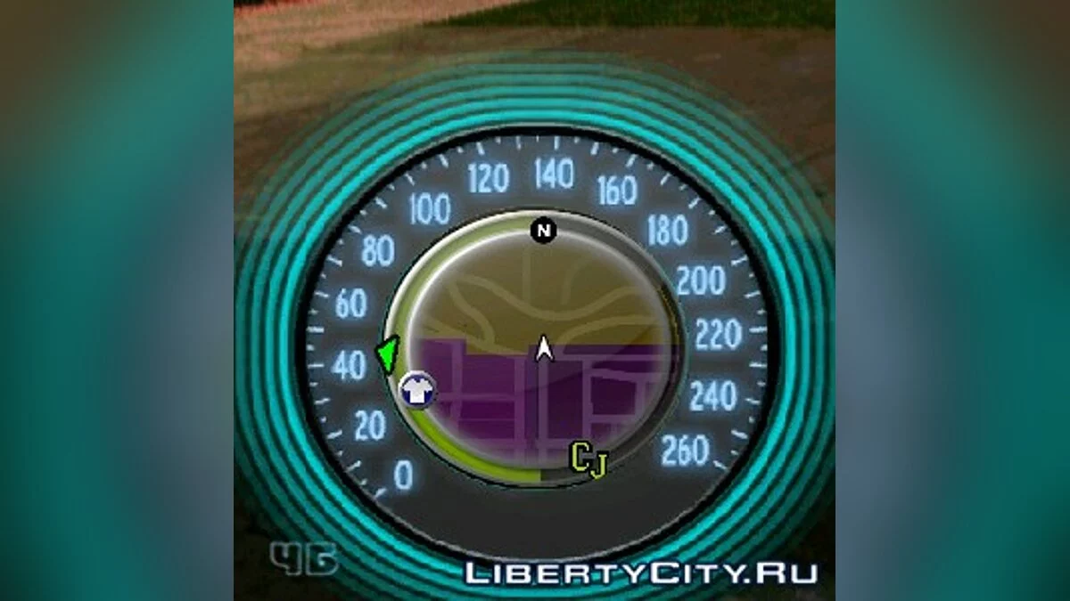 Speedometer of GTA HD / GTA San Andreas