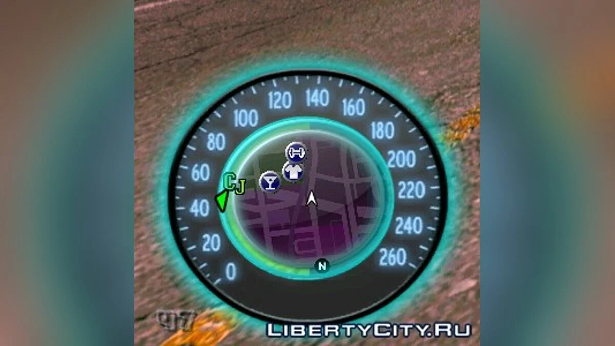 Speedometer of GTA HD / GTA San Andreas