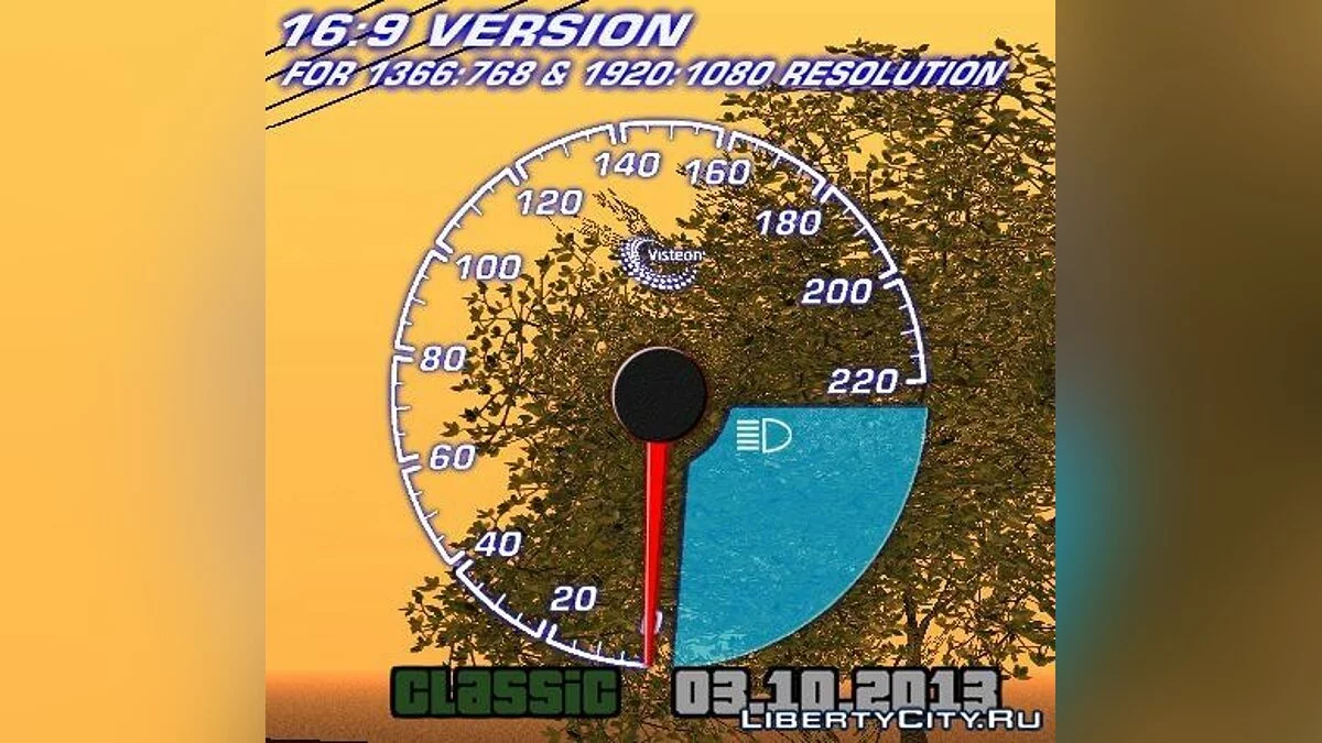 CAD+Visteon 16:9 Displays Version / GTA San Andreas