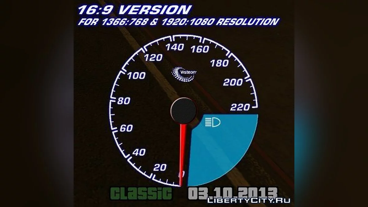 CAD+Visteon 16:9 Displays Version / GTA San Andreas