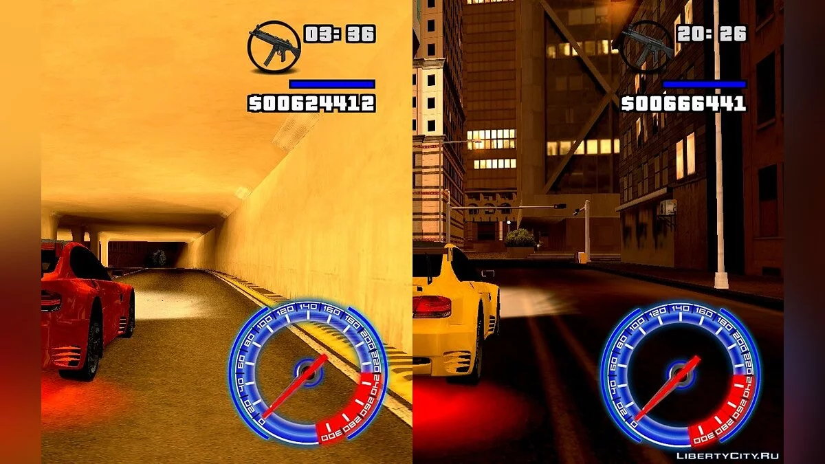 Спидометр Concept Style / GTA San Andreas