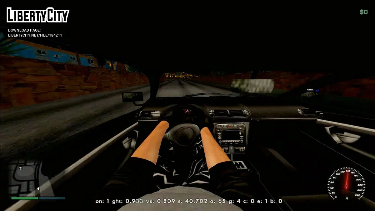 Velocímetro Nocturno SpeedoSA / GTA San Andreas