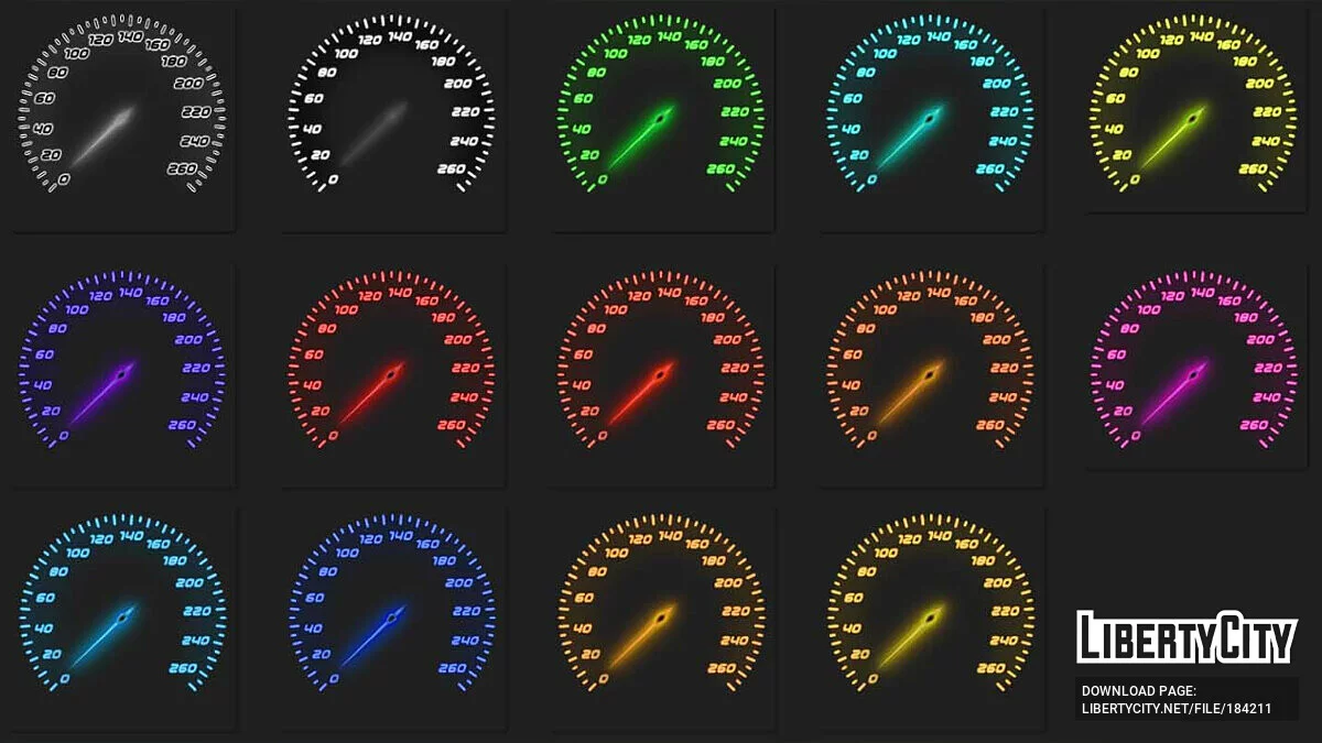 Velocímetro Nocturno SpeedoSA / GTA San Andreas
