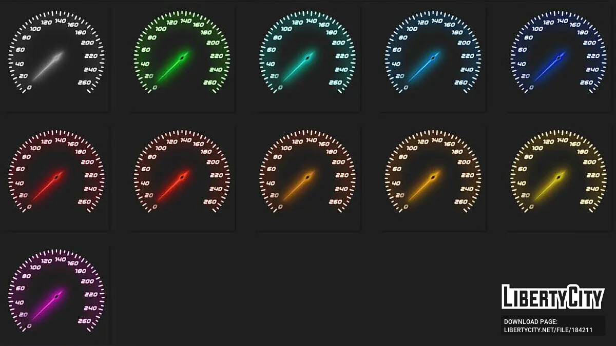 Velocímetro Nocturno SpeedoSA / GTA San Andreas