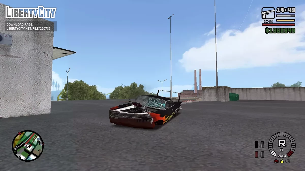 Спідометр у стилі SA / GTA San Andreas