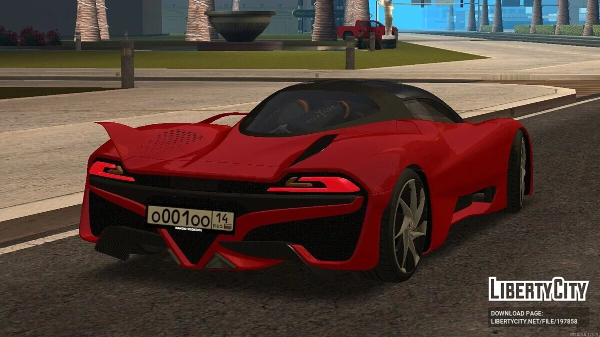SSC Tuatara + CCD / GTA San Andreas