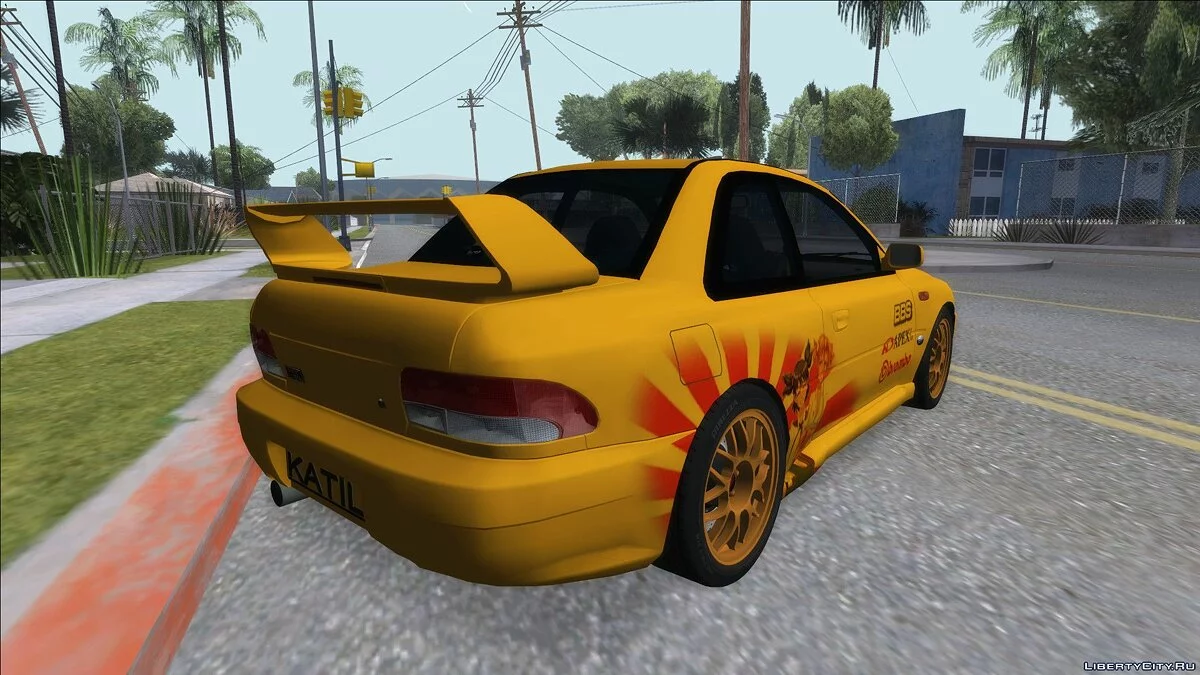 Subaru Impreza 22B STI - Itasha / GTA San Andreas