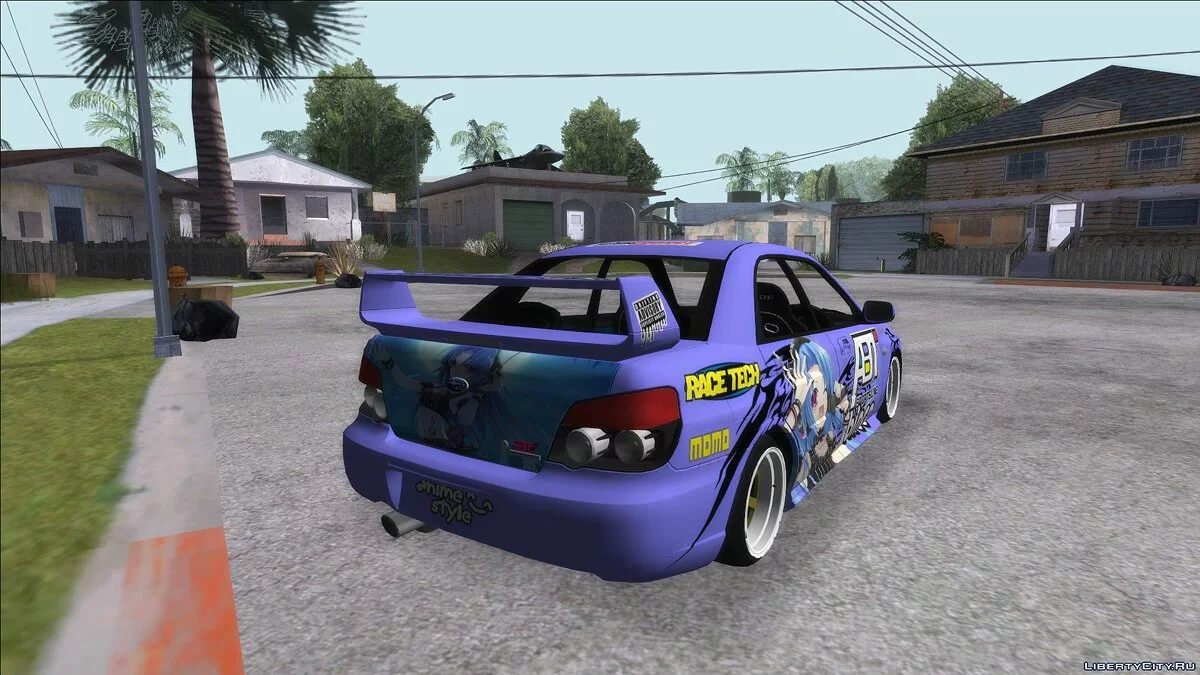 Subaru Impreza WRX STI 5pb Itasha / GTA San Andreas