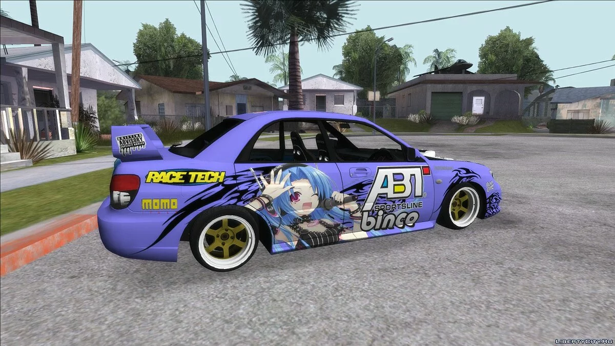 Subaru Impreza WRX STI 5pb Itasha / GTA San Andreas