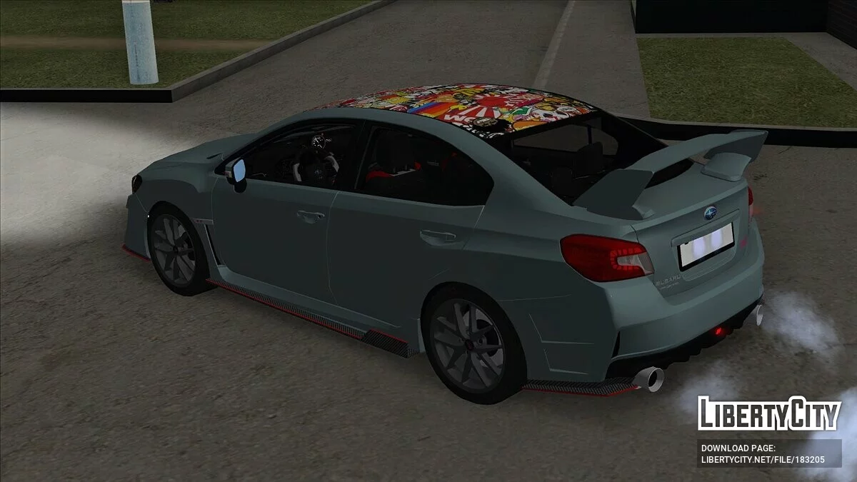 Subaru WRX STI + تعديل / جي تي إيه سان أندرياس