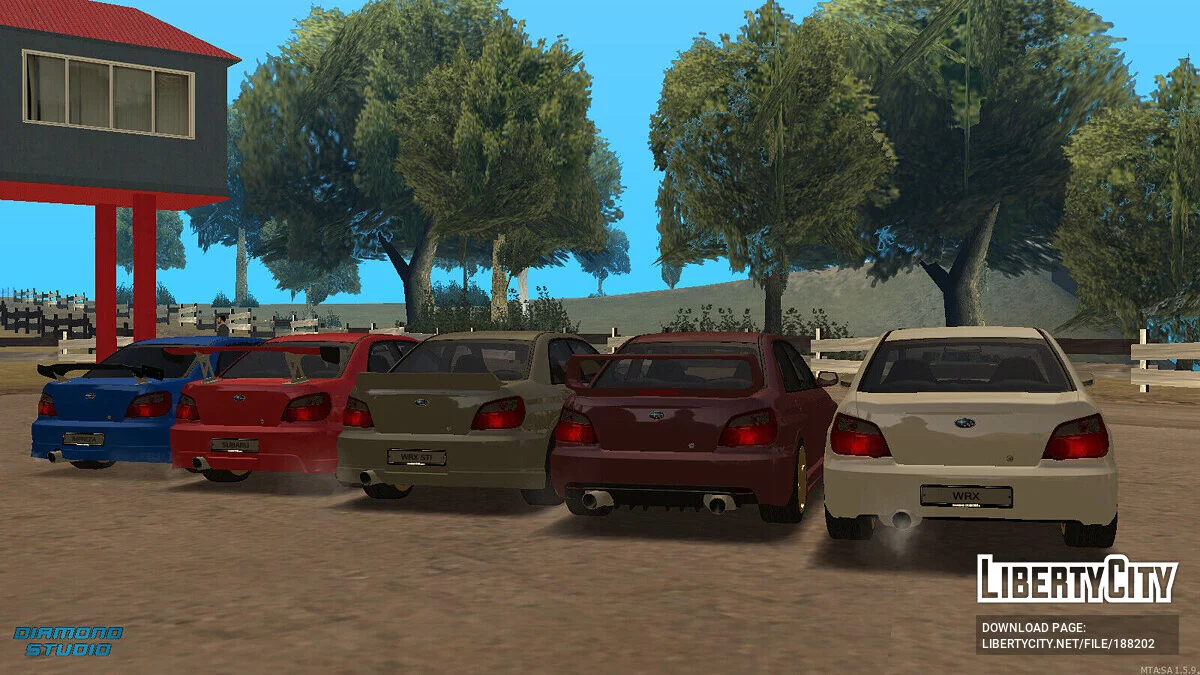 Subaru Impreza WRX STI + Тюнінг + CCD / GTA San Andreas