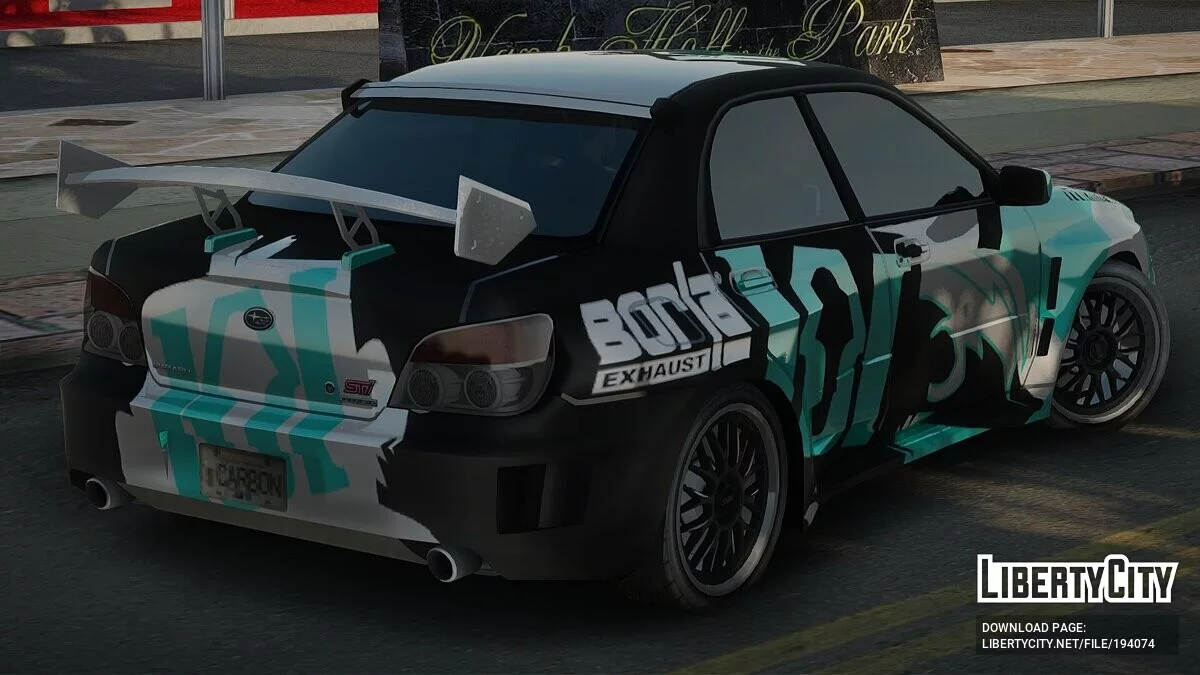 Subaru Impreza "ProtoForm" з NFS Carbon / GTA San Andreas
