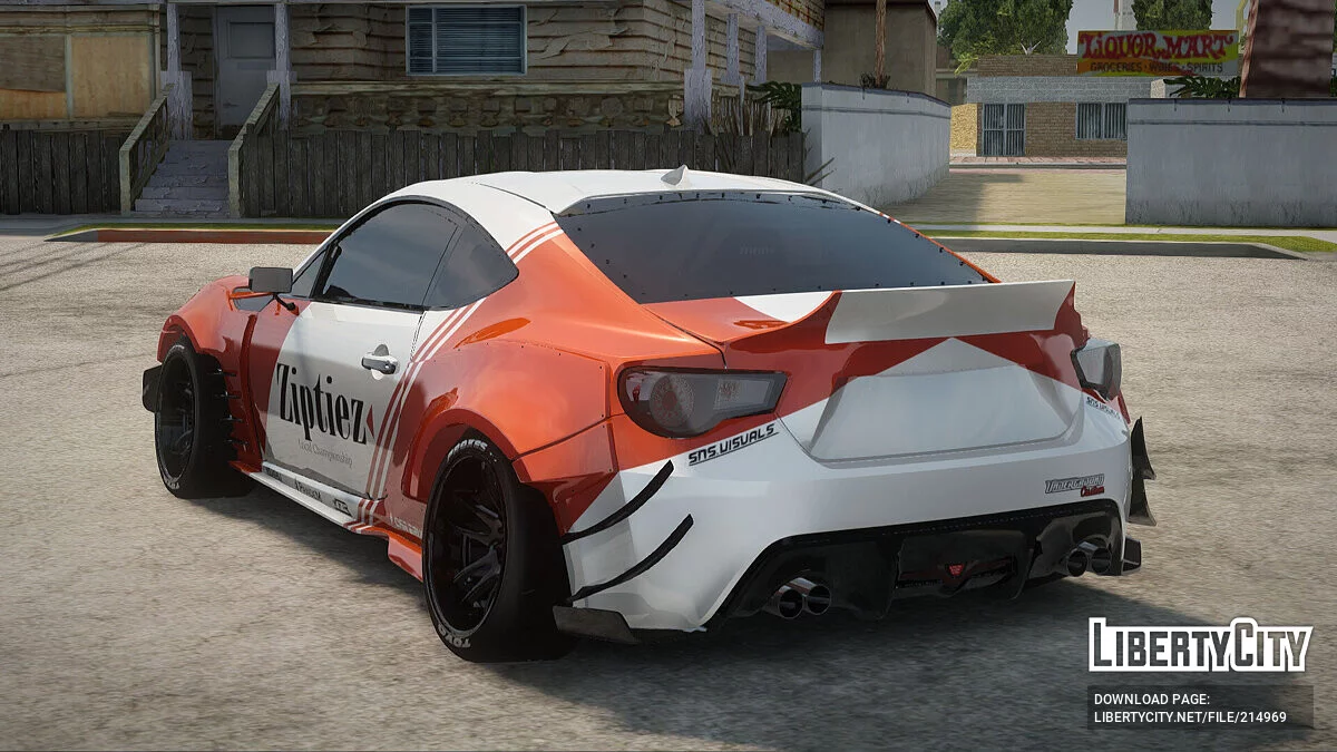 Subaru BRZ Rocket Bunny Ziptiez / GTA San Andreas