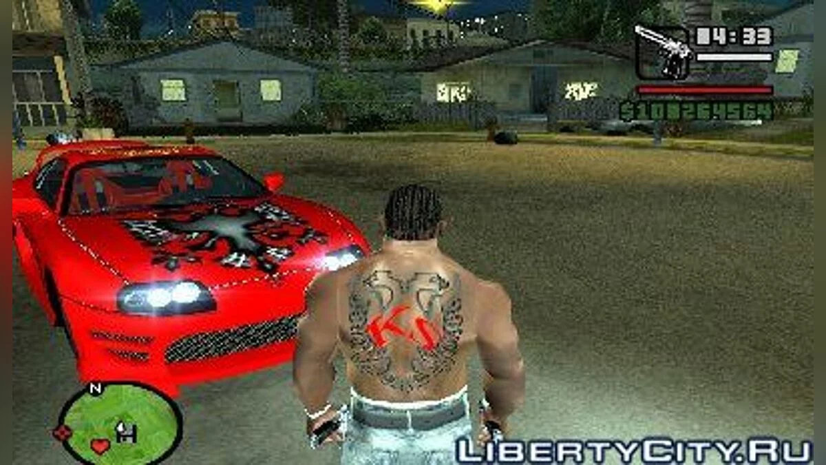 Татуювання албанського орла / GTA San Andreas