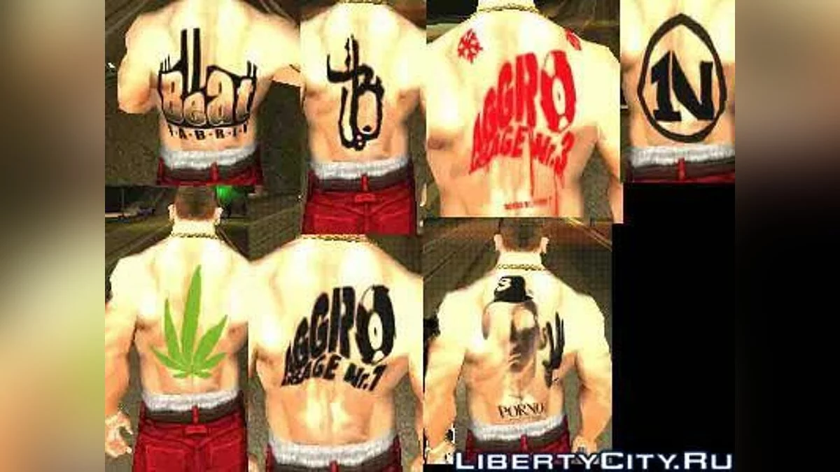 Tatoo Mod v 0.9 / GTA San Andreas