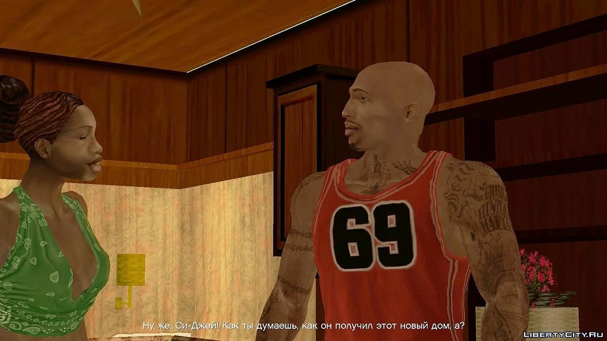 tatoo CJ INSANITY / GTA San Andreas