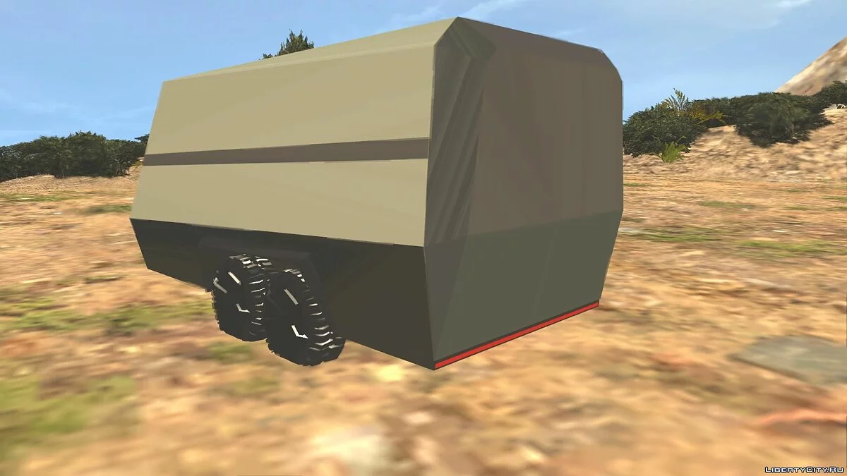 Tesla Cybertruck v1.2 + Cybertrailer v1.0 + Cyberquad v1.0 / GTA San Andreas