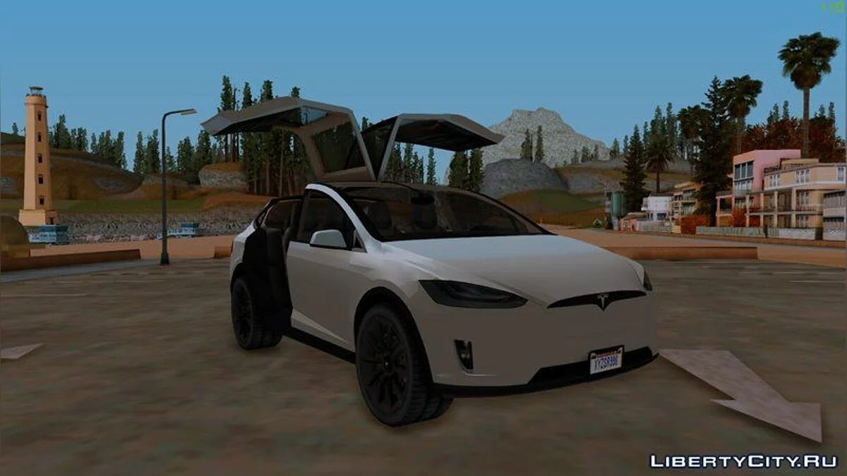 2016 Tesla Model X (Low Poly) / GTA San Andreas