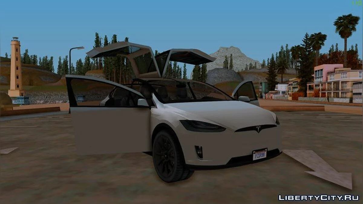 2016 Tesla Model X (Low Poly) / GTA San Andreas