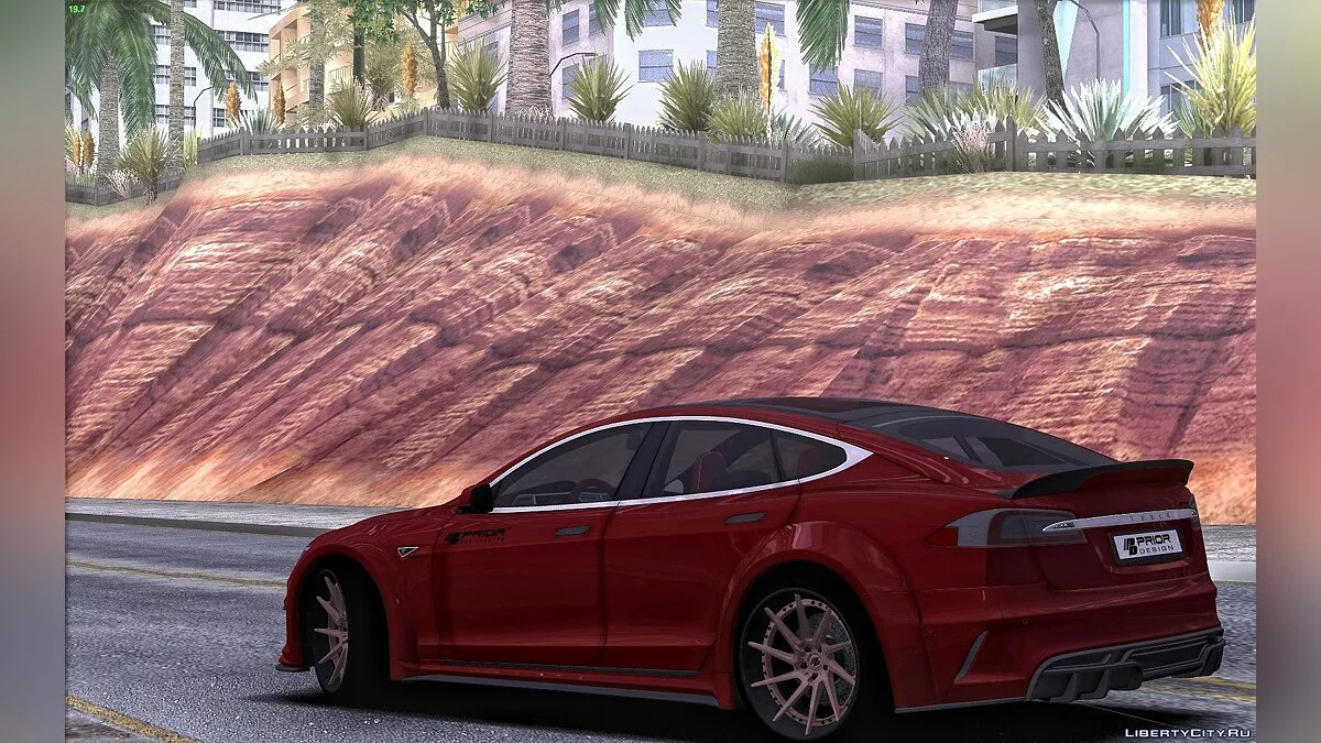 Tesla Model S P100 Prior Design / GTA San Andreas