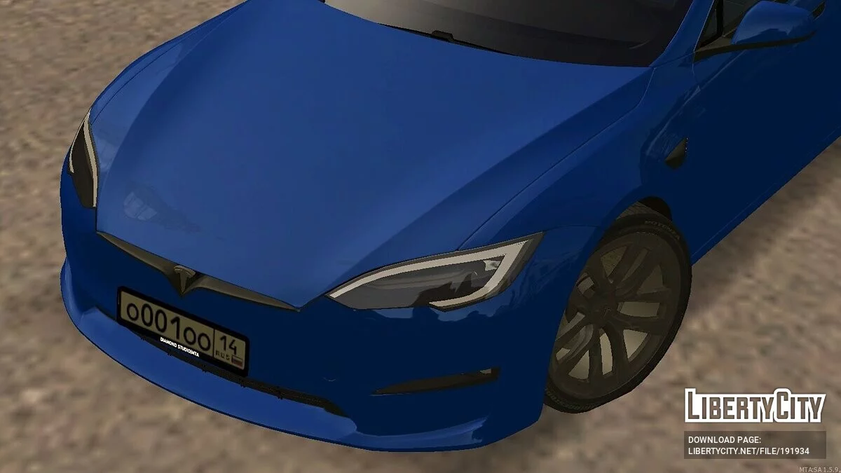 Tesla Model S Plaid + CCD / GTA San Andreas
