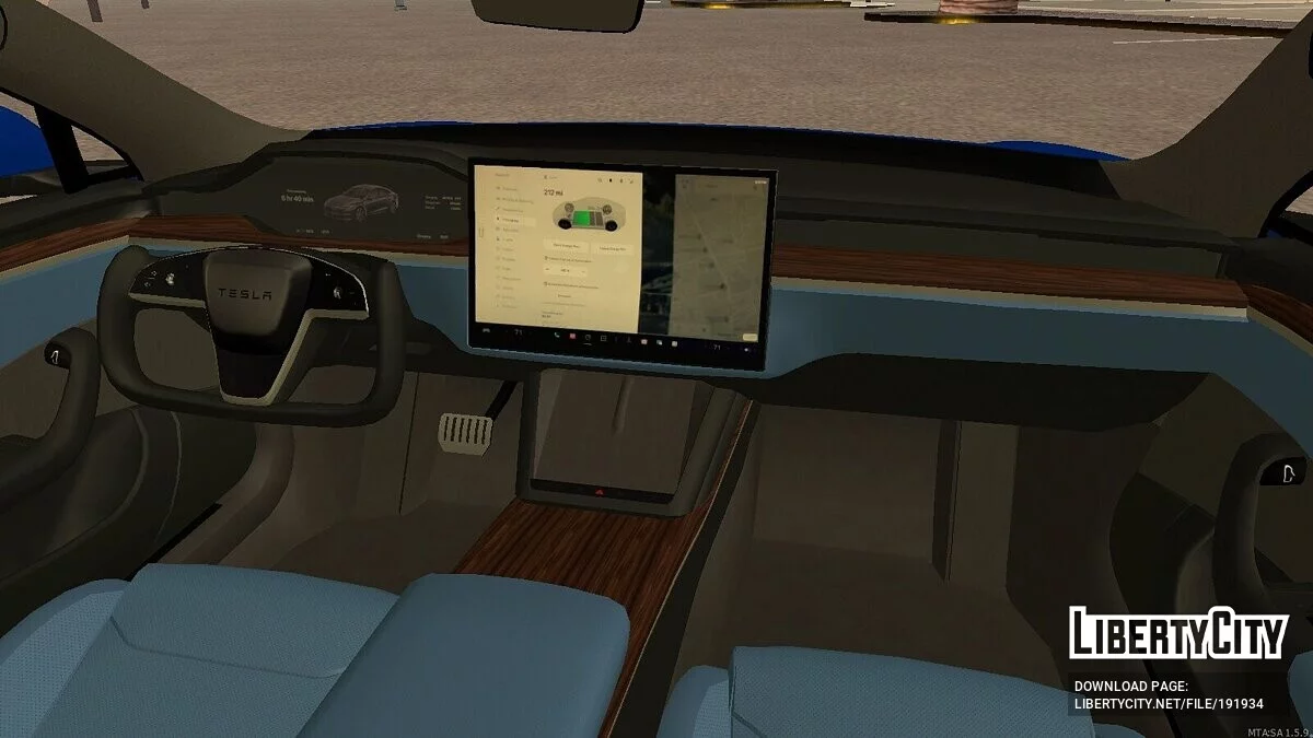 Tesla Model S Plaid + CCD / GTA San Andreas