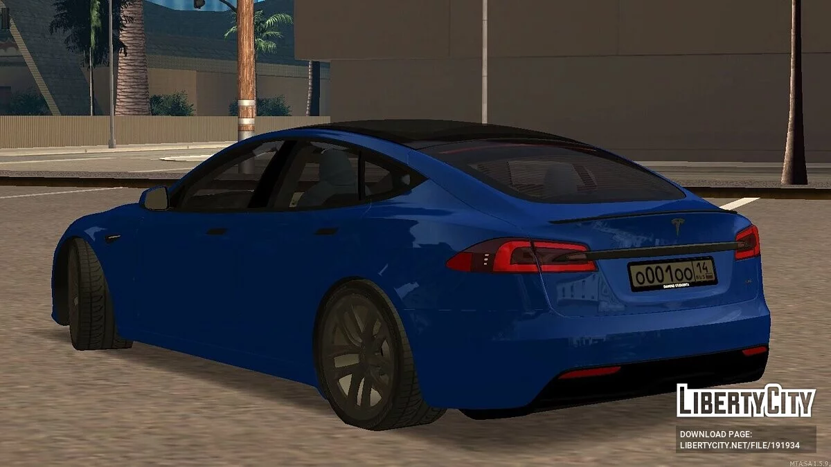 Tesla Model S Plaid + CCD / GTA San Andreas