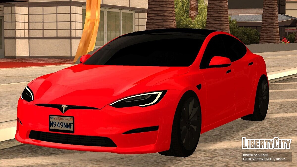 Download Tesla Model S Plaid for GTA San Andreas