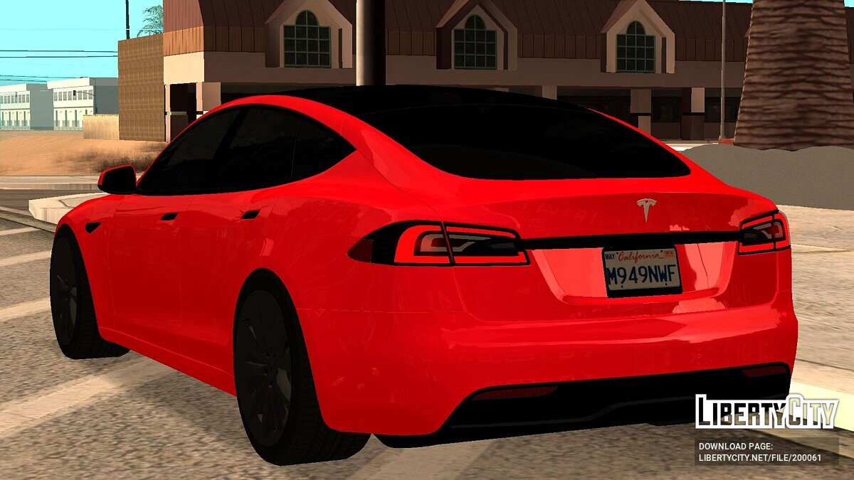 Download Tesla Model S Plaid for GTA San Andreas