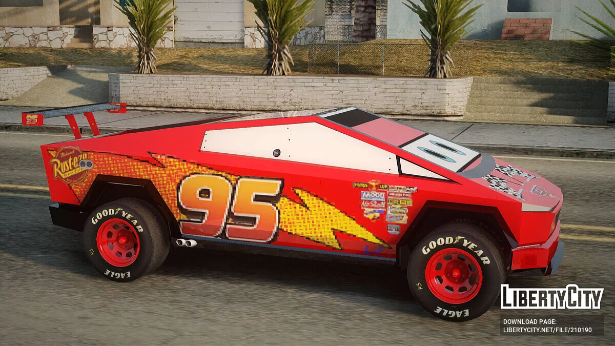 Tesla Cybertruck NUEVO RAYO MCQUEEN / GTA San Andreas
