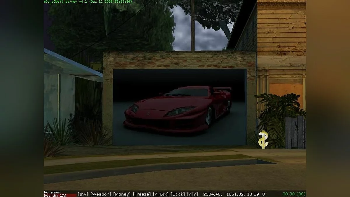 Рисунок на гараже / GTA San Andreas
