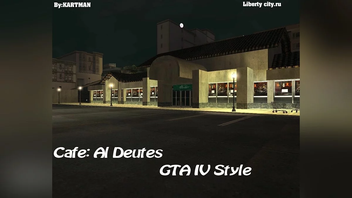 Nuevos cafés al estilo de GTA IV / GTA San Andreas