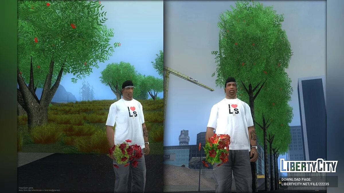Новий букет квітів / GTA San Andreas
