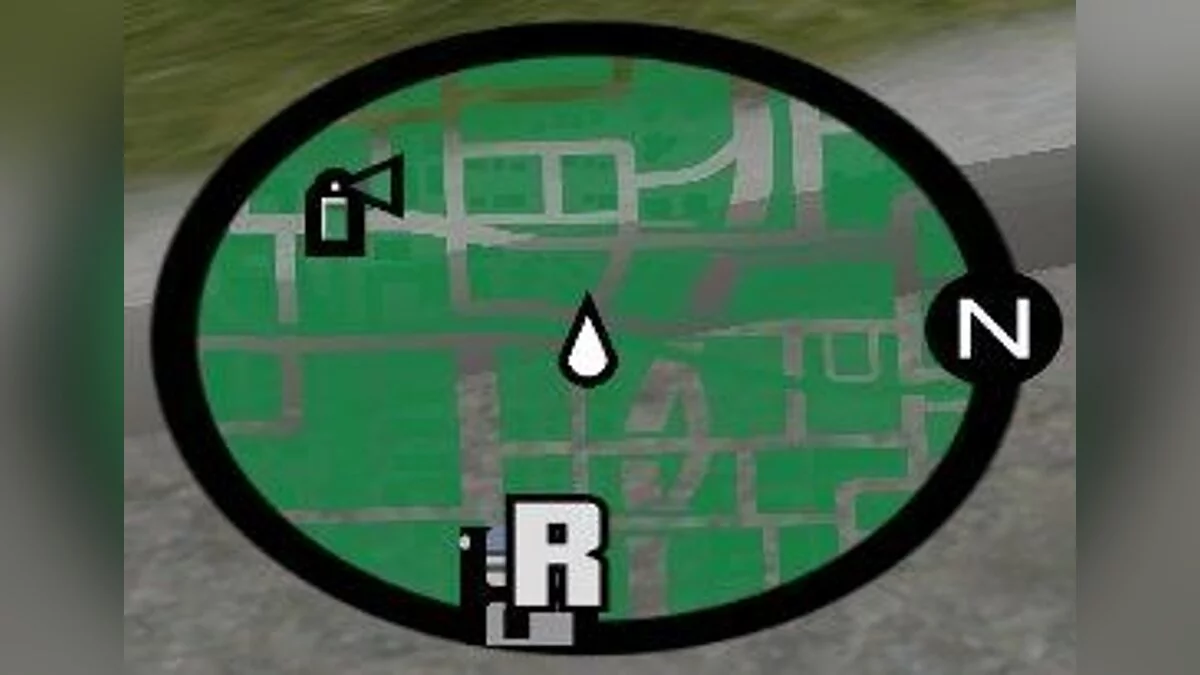 HQ SA Радар (Стиль GTAIII) / GTA San Andreas