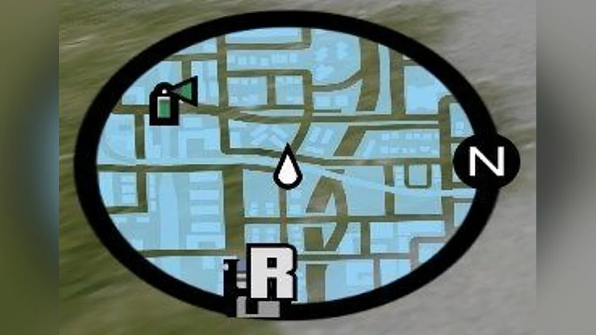 HQ SA Радар (Стиль GTAIII) / GTA San Andreas