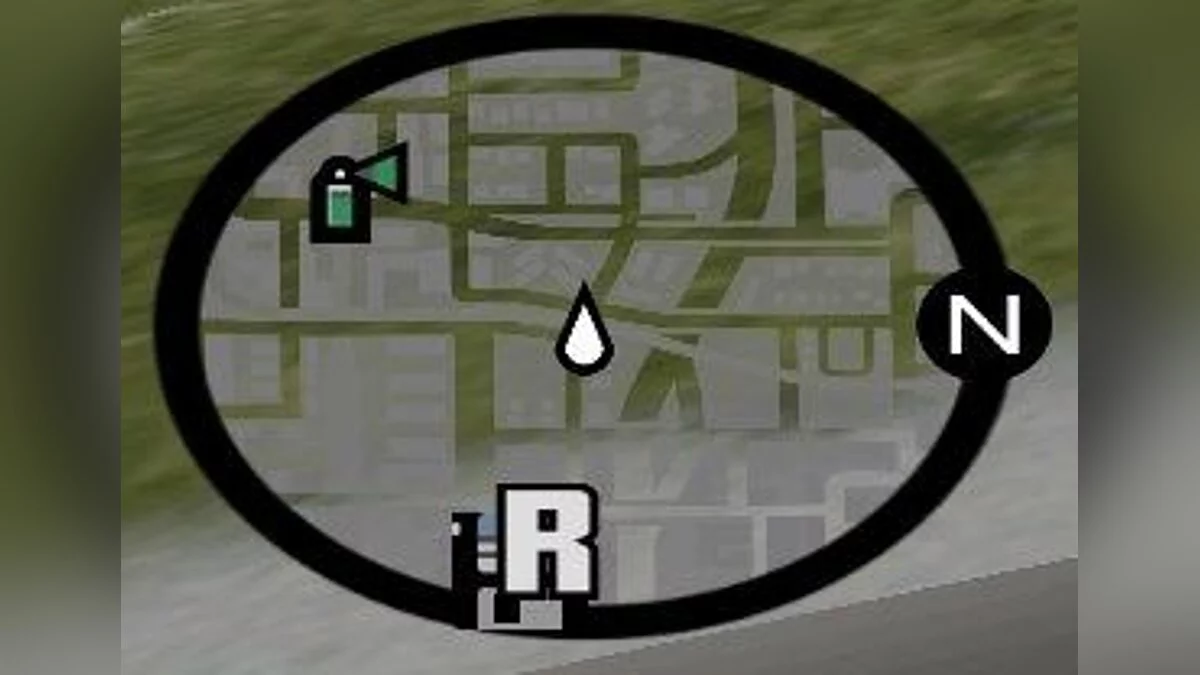 HQ SA Радар (Стиль GTAIII) / GTA San Andreas