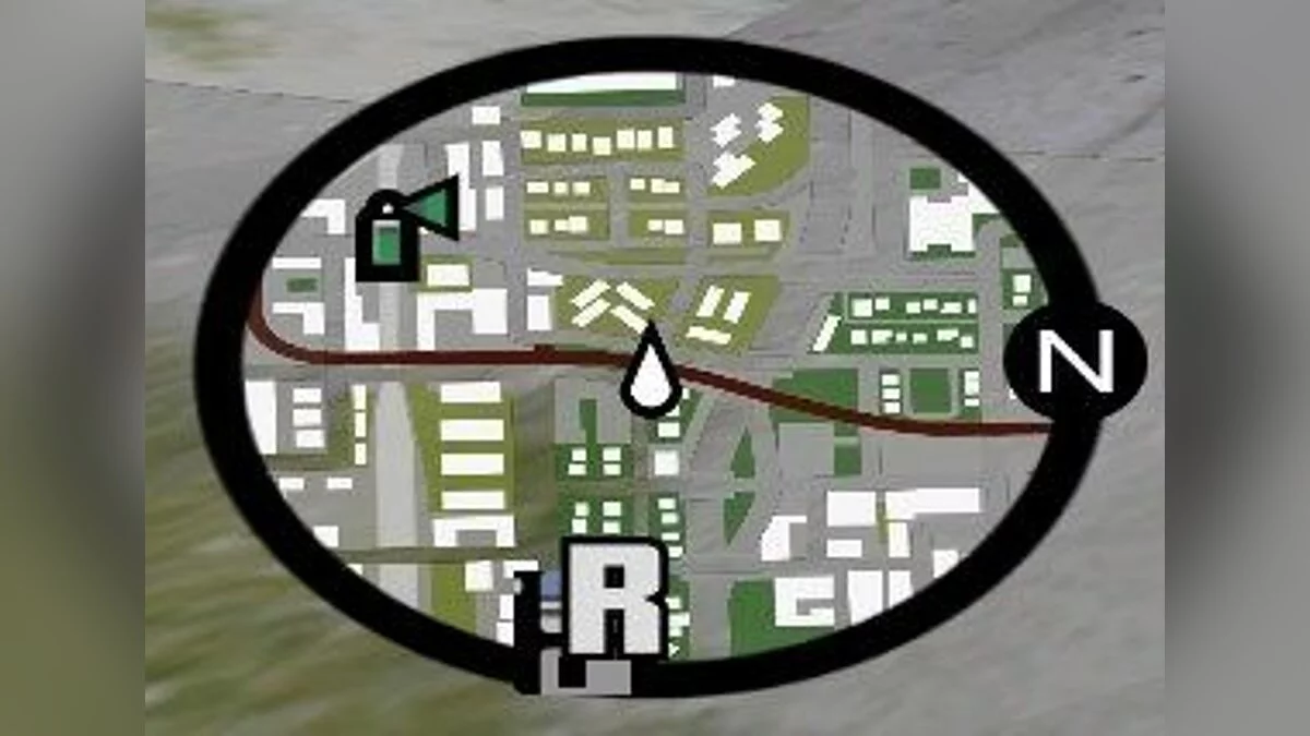 HQ SA Радар (Стиль GTAIII) / GTA San Andreas