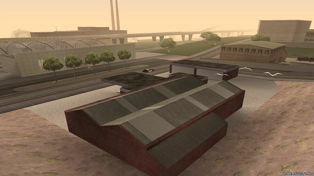 Neue Texturen der alten Garage in Doherty / GTA San Andreas