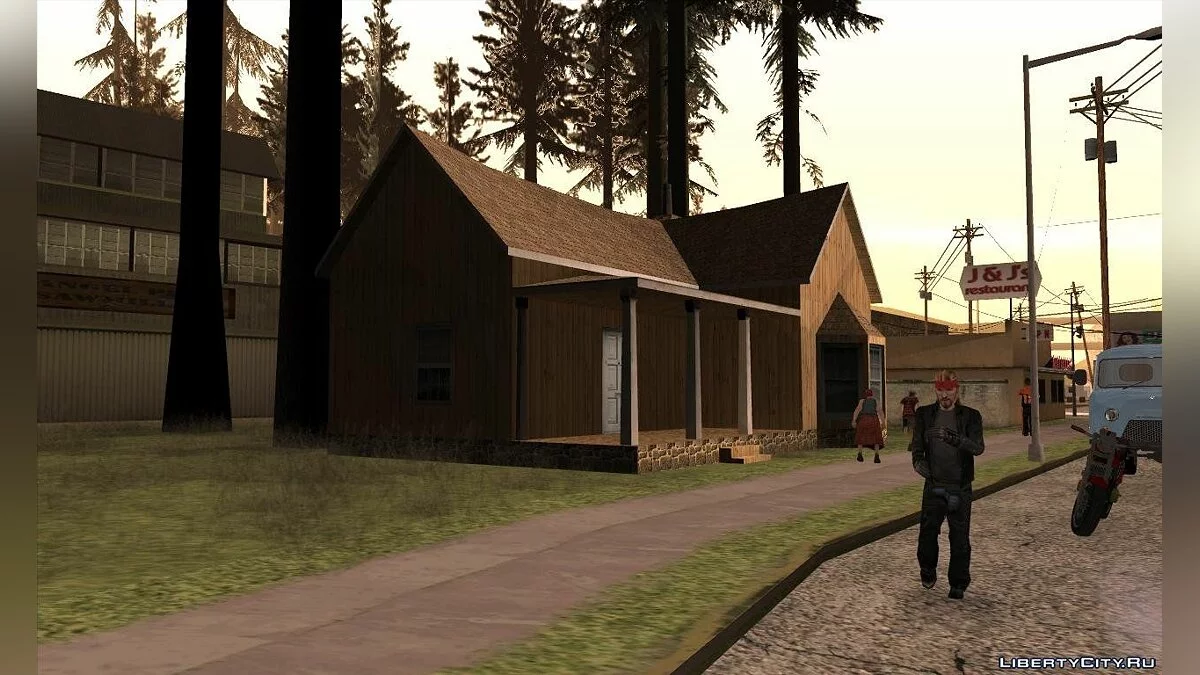 CJ's New House in Angel Pine / GTA San Andreas