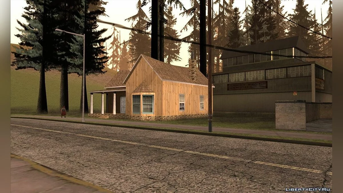 CJ's New House in Angel Pine / GTA San Andreas