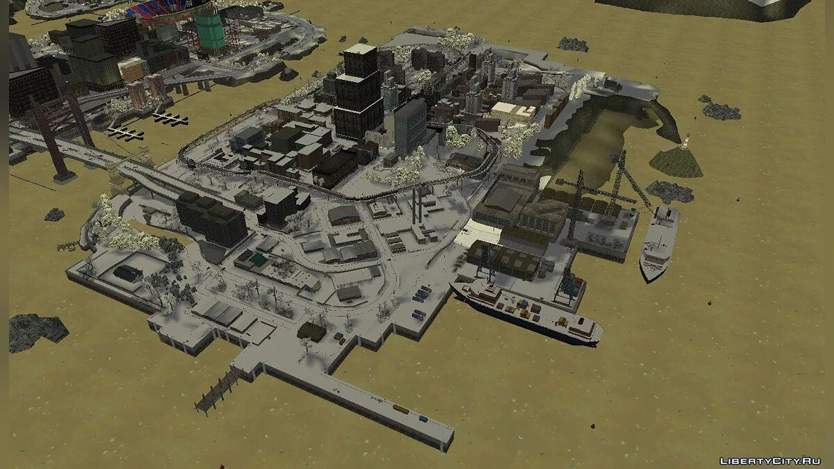 GTA SA Liberty City Winter Mod v1.0 Beta / GTA San Andreas