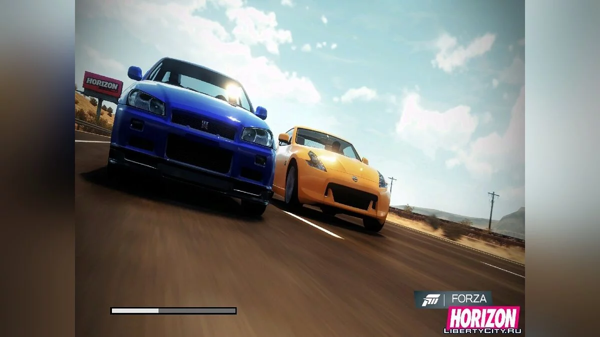 Loading Screens and Menus in Forza HORIZON Style / GTA San Andreas