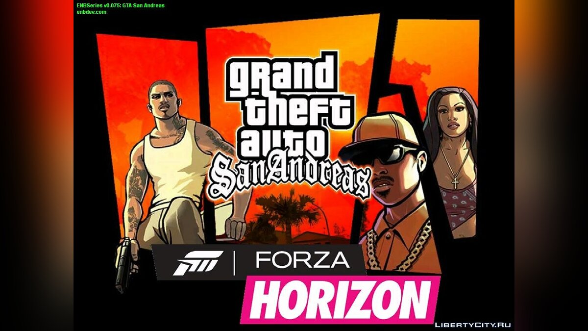 Download Forza HORIZON style loading screens and menus for GTA San