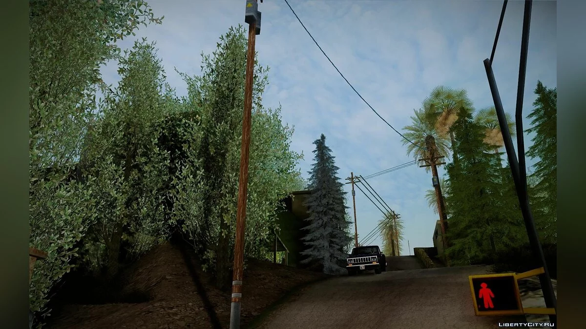 Behind Space Of Realities: American Dream - Пак рослинності / GTA San Andreas