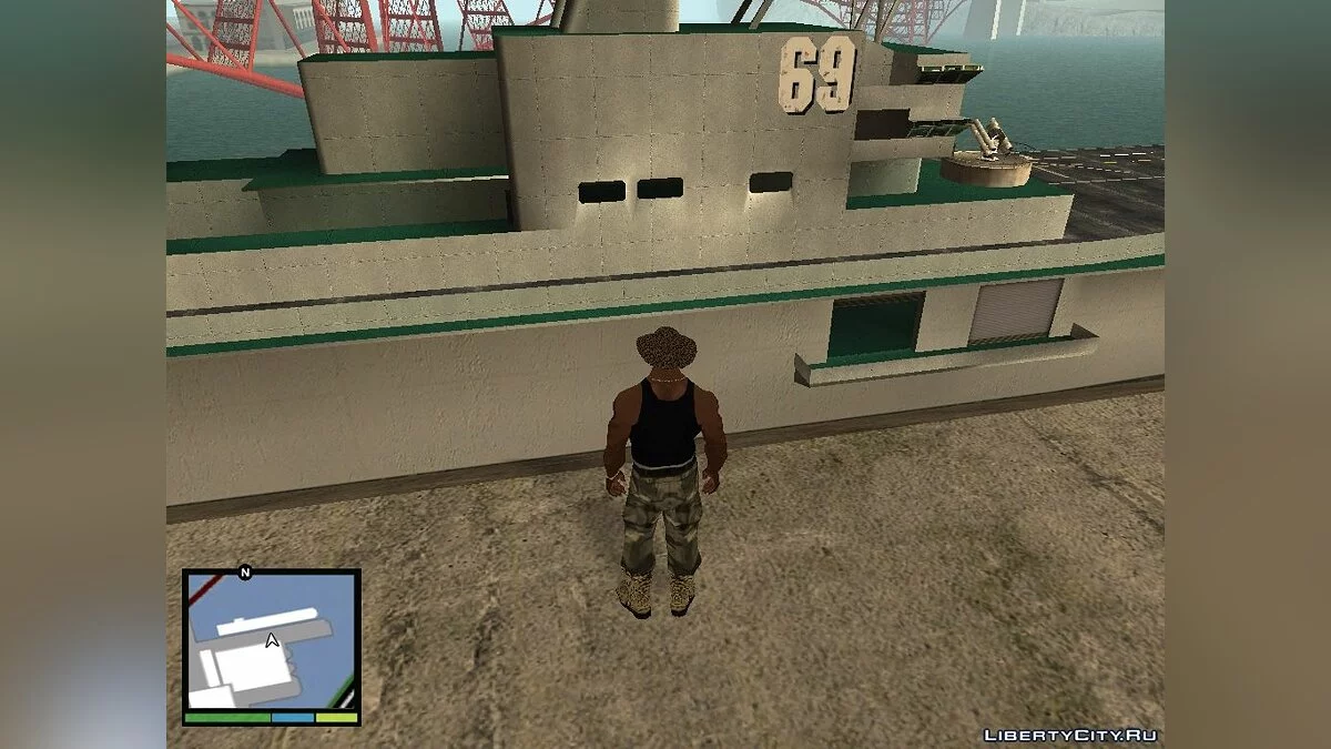 Texturas actualizadas del portaaviones / GTA San Andreas