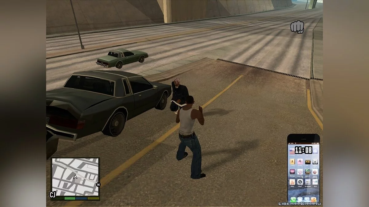 Прозорий HUD GTA V v2 / GTA San Andreas