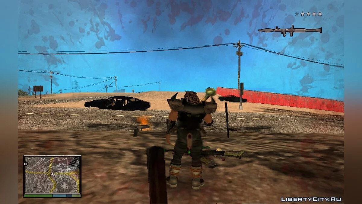 Broken Radar for GTA V HUD / GTA San Andreas